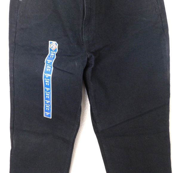 Women's Vintage 90s Posted Jeans Slim Size 11 31x34 Black 932037L NWT New - Picture 6 of 10